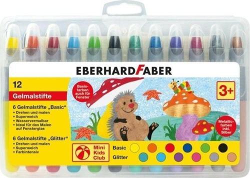 Gel Crayon Sulandırılabilir Jel Mum Boya 12 Renk Basic&Metallic
