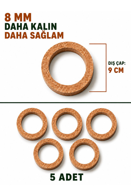 9 Cm Çap 5 Adet Ham Mdf, 8mm Kalınlık, 9 Cm Kasnak, Boyanabilir Vidasız Kasnak, Makrome Halkası, Düş Kapanı