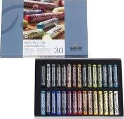 Rembrandt Soft Pastel Boya 30 Renk Tam Boy Genel