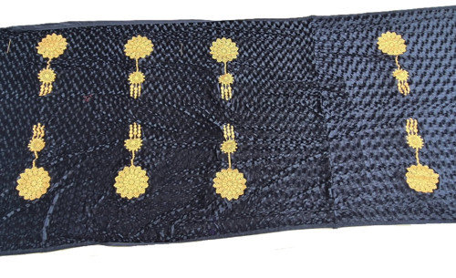 Nakış İşlemeli Kadife Elbiselik Kumaş 500x150cm 001