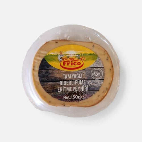 Tam Yağlı Biberli Füme Eritme Peyniri 150 g e