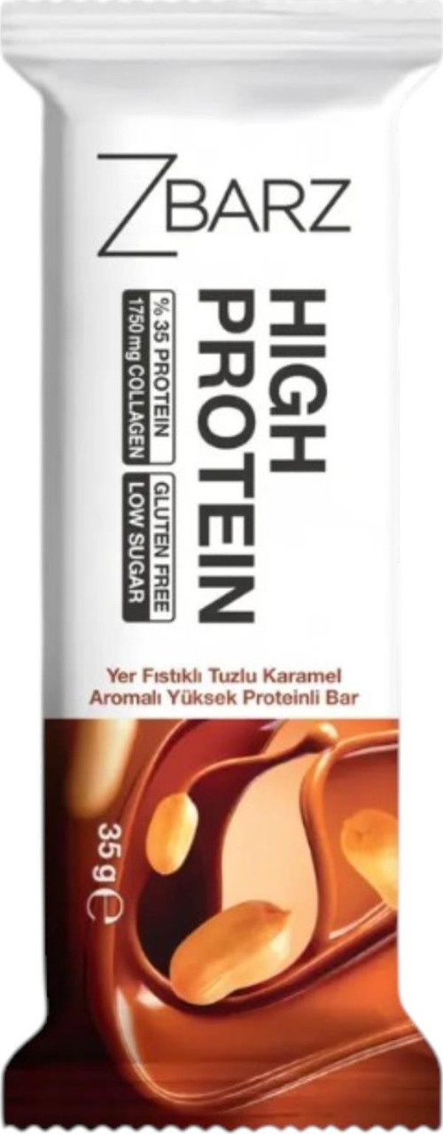 Protein Bar - Tuzlu Karamel & Yer Fıstığı 35 g e