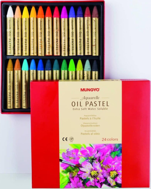 Aquarelle Oil Pastel Extra Soft Sulu Pastel Boya 24 Renk