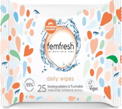 Aloe Vera Calendula Özlü Dış Genital Bölge 25'li Islak Mendili (1 x 25 Adet)