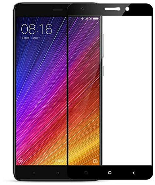 Xiaomi Mi 5S ile Uyumlu Ekran Koruyucusu Tam Kaplayan Nano İnce Esnek Koruma Fiber Siyah