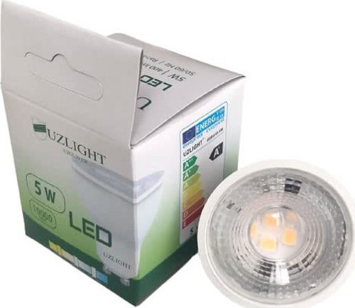 10 Adet 5W Led Ampul GU10 Duy Sarı Işık 3000K UZLIGHT