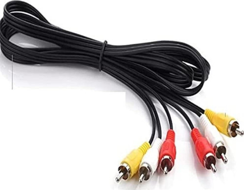 5006 3Rca To 3 Rca Ses Görüntü Tos Scart Kablosu 1.5 Metre