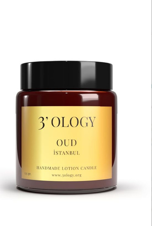 3'OLOGY Oud Istanbul Handmade Lotion Candle, 125 gr