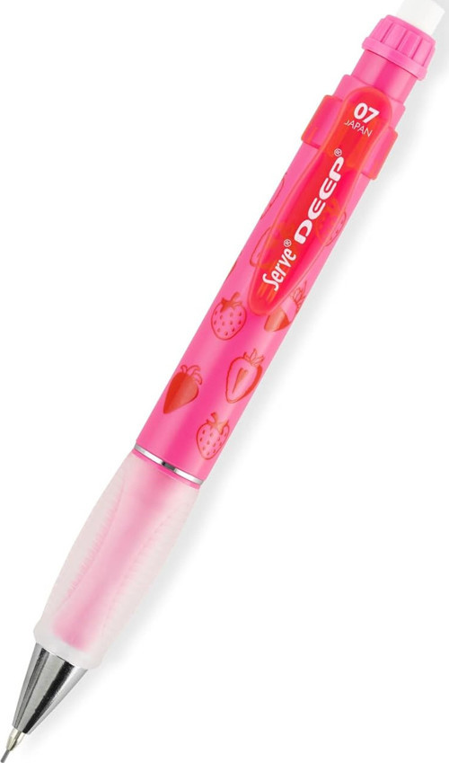 DEEP MEKANIK KURSUN KALEM 07MM FOS PEMBE CİLEK