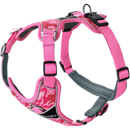 Divo Camouflage Göğüs Tasması L Pembe