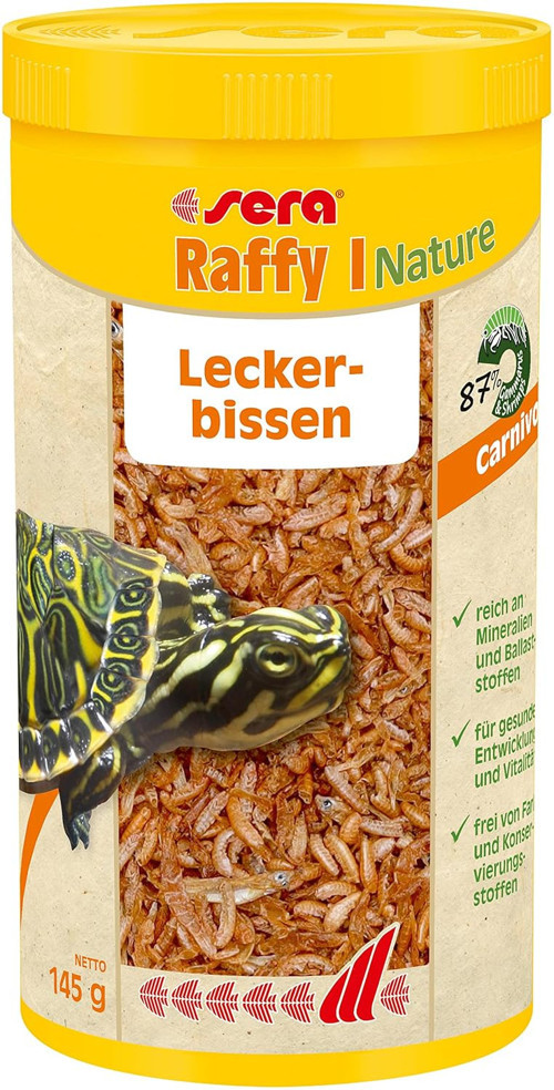 Raffy I Gammarus Karışımı 1000 ml 130 gr Kaplumbağa Yemi