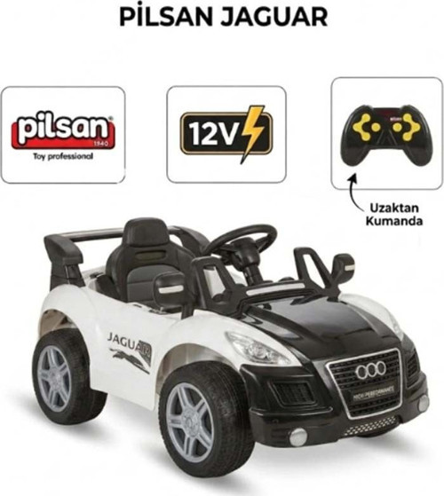 Jaguar K.Akülü Araba 12v Beyaz