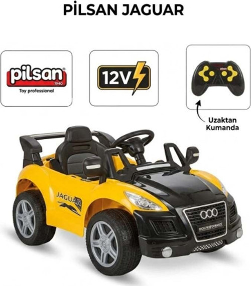 Jaguar K.Akülü Araba 12v Sarı