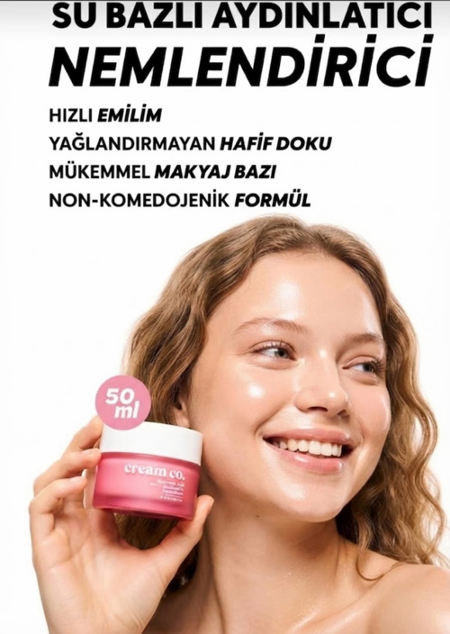 Moisture Bomb Moisturizer 50 ml - 5 Çeşit Hyalüronik Asit, Niacinamide ve Panthenol İçeren Su Bazlı Aydınlatıcı Nemlendirici Krem