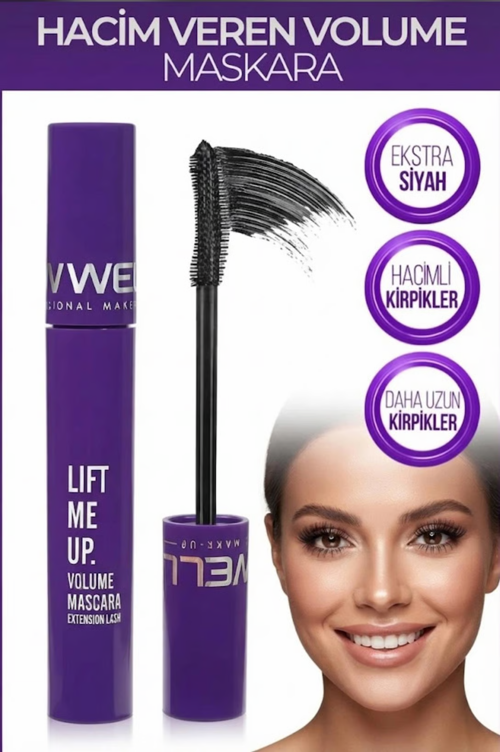 Lift Me Up Volume Mascara - Ekstra Siyah Hacim Veren, Uzunluk ve Kıvrım Sağlayan Özel Seri Maskara