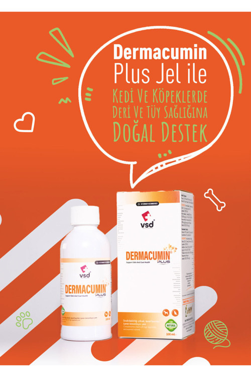Dermacumın Plus 100Ml Jel Kedi Ve Köpekler İçin Cilt Enfeksiyonları Tedavi Desteği