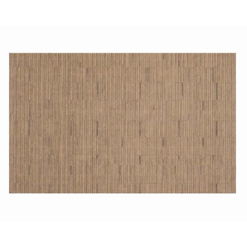 PVC Amerikan Servis 30x45 cm Açık Kahve Bambu Desenli