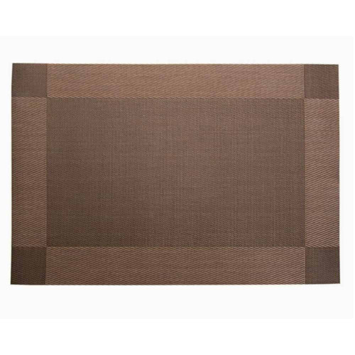 PVC Amerikan Servis 30x45 cm Kahverengi Çerçeve Desenli