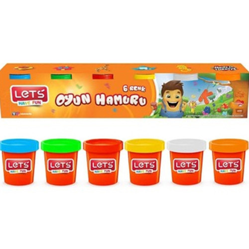 Oyun Hamuru 6 Renk 660 GR L8450