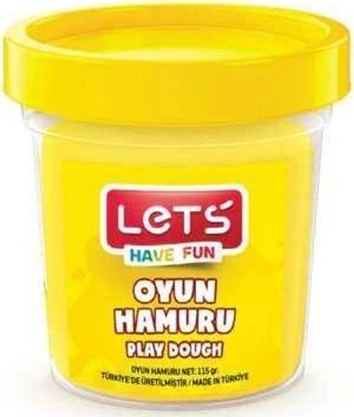 Oyun Hamuru Tek Renk Neon Sarı 110 GR L8440-17