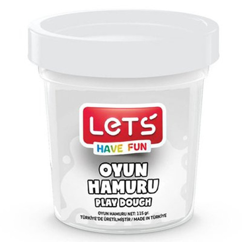 Oyun Hamuru Tek Renk Beyaz 110 GR L8440-5