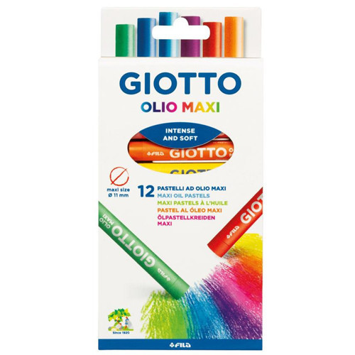 Yağlı Pastel Olia Maxi 12 Renk