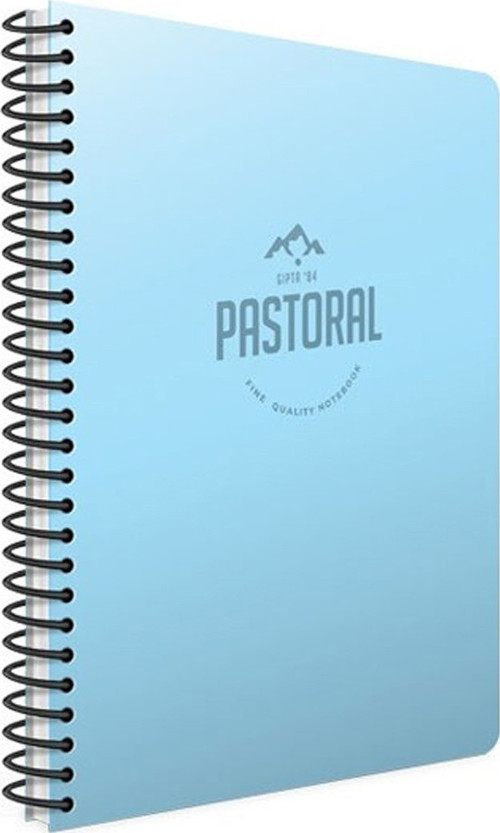 Spiralli Plastik Kapak Defter Pastoral A4 96 YP Kare