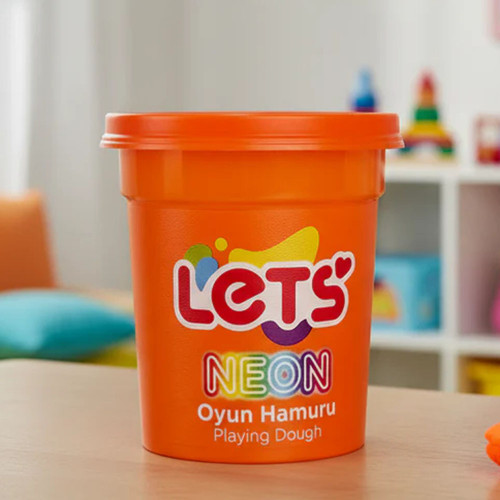 Oyun Hamuru Tek Renk Neon Turuncu 110 G