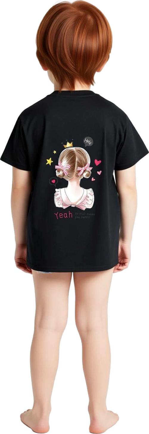 Mutluluğun Peşini Tak Baskılı Çocuk Tişört