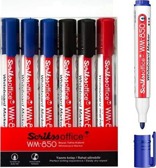 Scrikss WM850 Tahta Kalemi 6'lı Blister