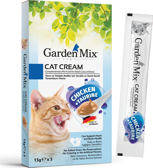 Mtxdpn Garden Mıx Kedı Kreması Tavuk Taurın 5 X 15 Gr X (202223) 3 Adet