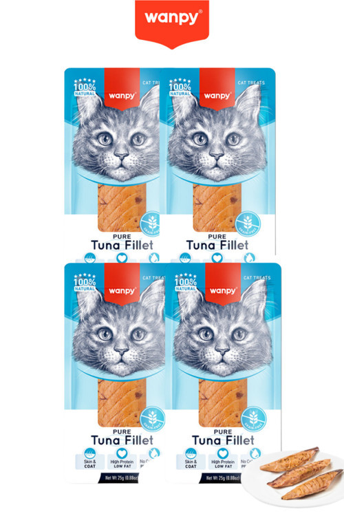4Lü Gerçek Ton Balığı Fileto Kedi Ödülü 25G X 4 Adet