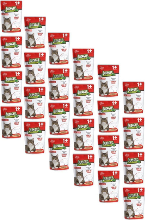 Pouch Gravy Soslu Biftekli Yaş Kedi Maması 100 Gr (24 Adet)