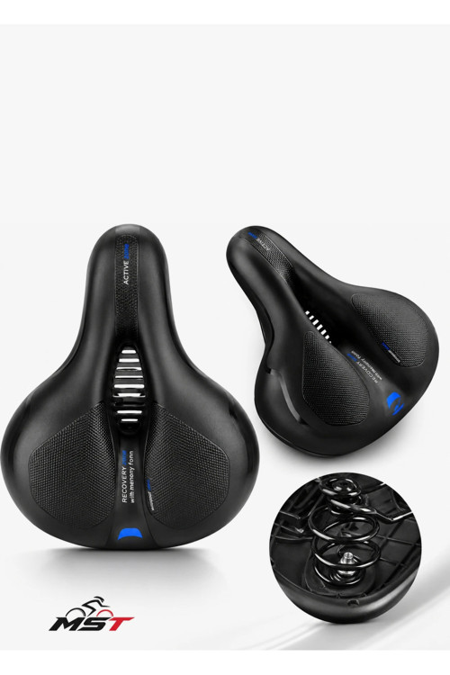 Bisiklet Sele Airzone Hava Kanallı Elastomer Yaylı Soft Doku A Kalite Bisiklet Selesi