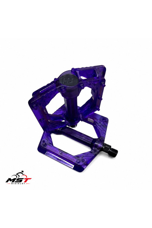 MTB PEDAL ŞEFFAF MOR