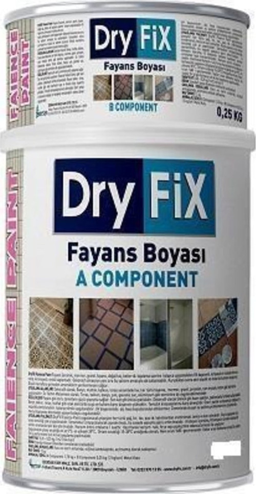 Faience Paint Fayans Boyası 1 Lt siyah