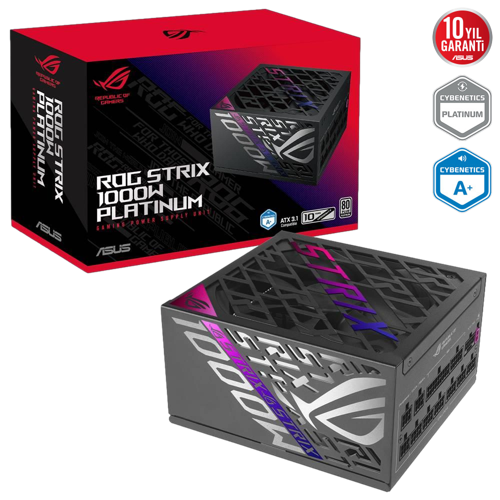ROG STRIX 1000W 80+ Platinum ATX 3.1 Gen 5.1 Full Modüler PSU