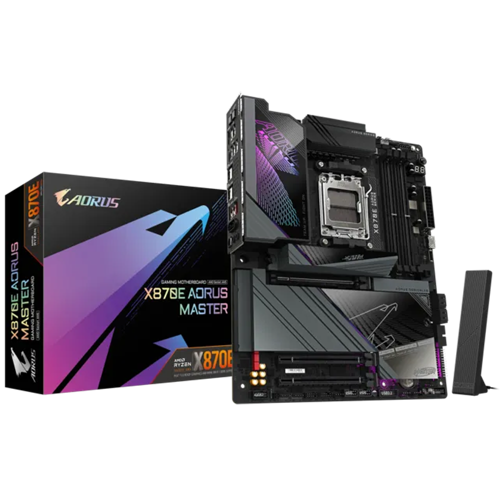 GIGABYTE X870E AORUS MASTER WIFI7 8600MHz(OC) DDR5 Soket AM5 M.2 HDMI ATX Anakart