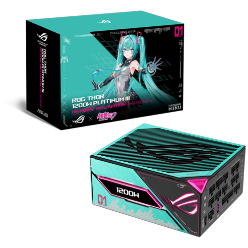 ROG THOR 1200W 80+ Platinum Hatsune Miku Edition ARGB ATX 3.1 Gen5 Full Modüler PSU