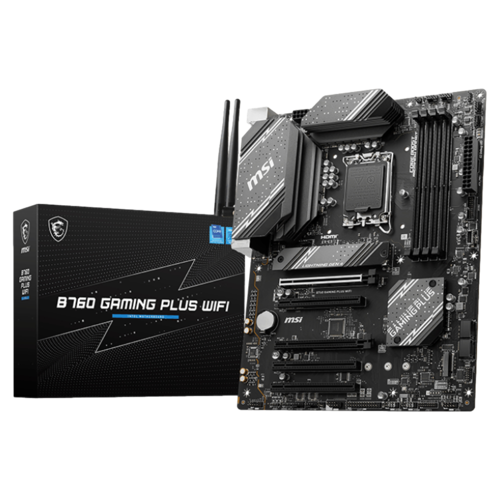 B760 GAMING PLUS WIFI 6800MHz(OC) DDR5 Soket 1700 M.2 HDMI DP ATX Anakart