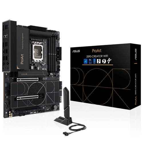 ProArt Z890-CREATOR WIFI 9066MHz OC WiFi 7 DDR5 Soket 1851 M.2 HDMI Thunderbolt 5 ATX Anakart