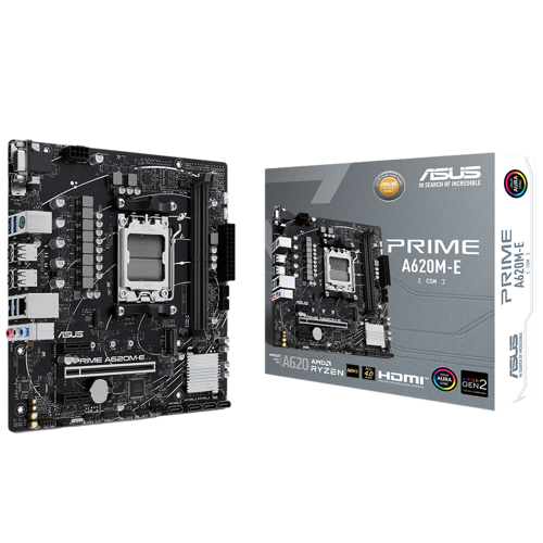 PRIME A620M-E-CSM 6400MHz OC DDR5 Soket AM5 M.2 HDMI DP VGA mATX Anakart