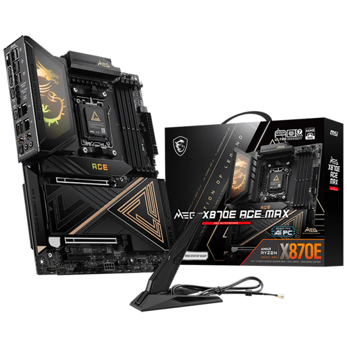 MEG X870E ACE MAX WIFI7 9000MHz(OC) DDR5 Soket AM5 M.2 HDMI Type-C ATX Anakart