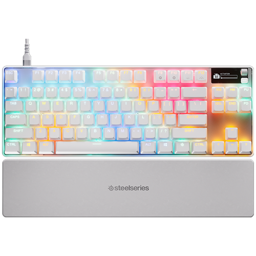 Apex Pro Gen 3 TKL OmniPoint Switch İngilizce Beyaz Kablolu Gaming Klavye