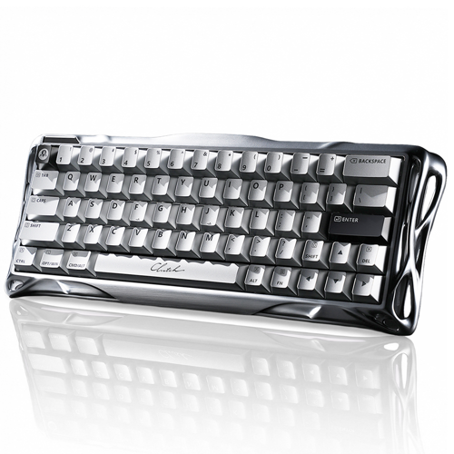 Mercury V60 Pro RGB Manyetik Switch İngilizce Q Chrome Silver Kablolu Gaming Klavye