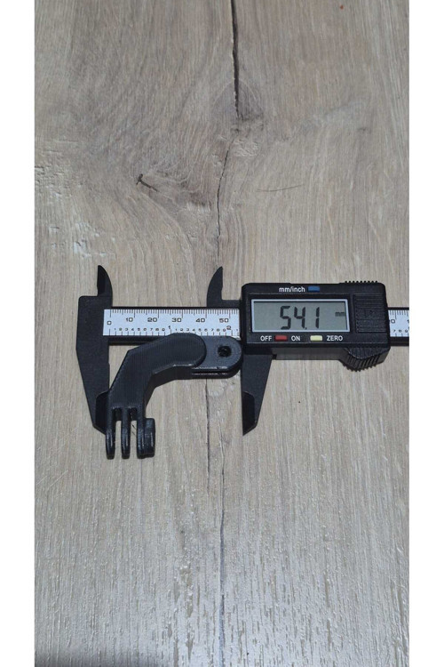 Gopro Uzatma Kolu 90 Derece Kavisli 5,5 cm Yatay Montaj