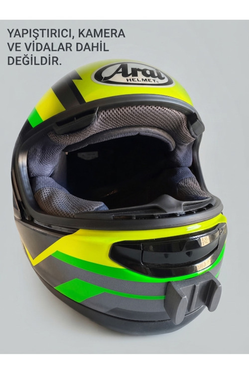 Arai Corsair-X / RX-7V / RX-7X Uyumlu Aksiyon Kamera Aparatı - Kask Çene Bağlantı Aparatı