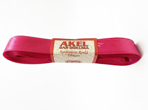 Dar Dokuma Fışya Saten Kurdele - 2 Cm. x 10 Metre - 1 Adet
