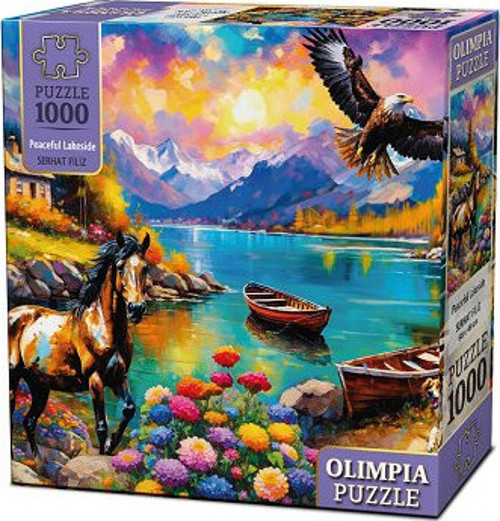 Puzzle 1000 Parça Peacefullakeside