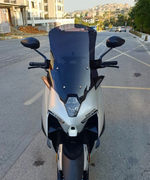 Zontes RZ 250 S Ön Cam 2025-2026 Model 55cm Siyah Renkli 4mm